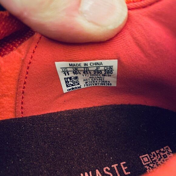 NEW Adidas Ultraboost 22 Vivid Red Turbo Mens 11 US 10.5 UK 45 1/3 EUR Uncaged - Picture 8 of 14